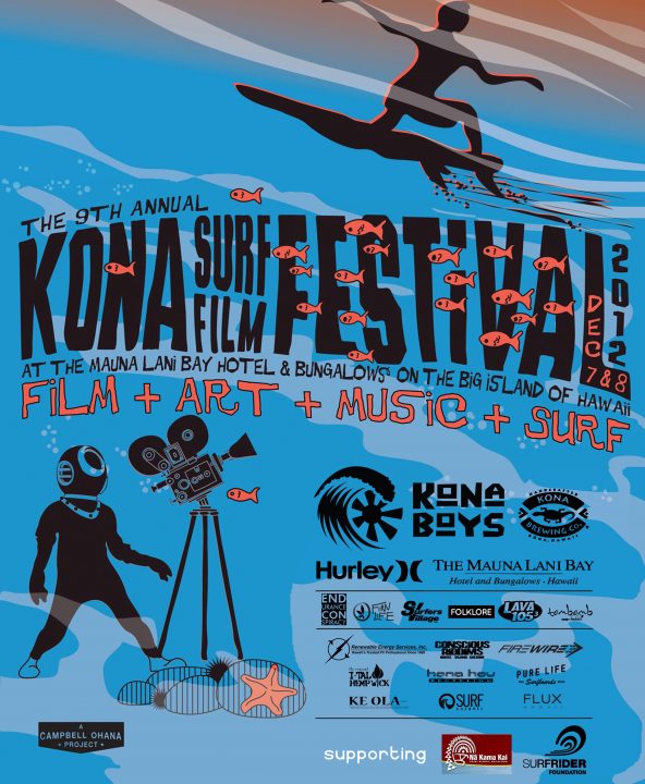 Kona Surf Film Festival 2012 poster